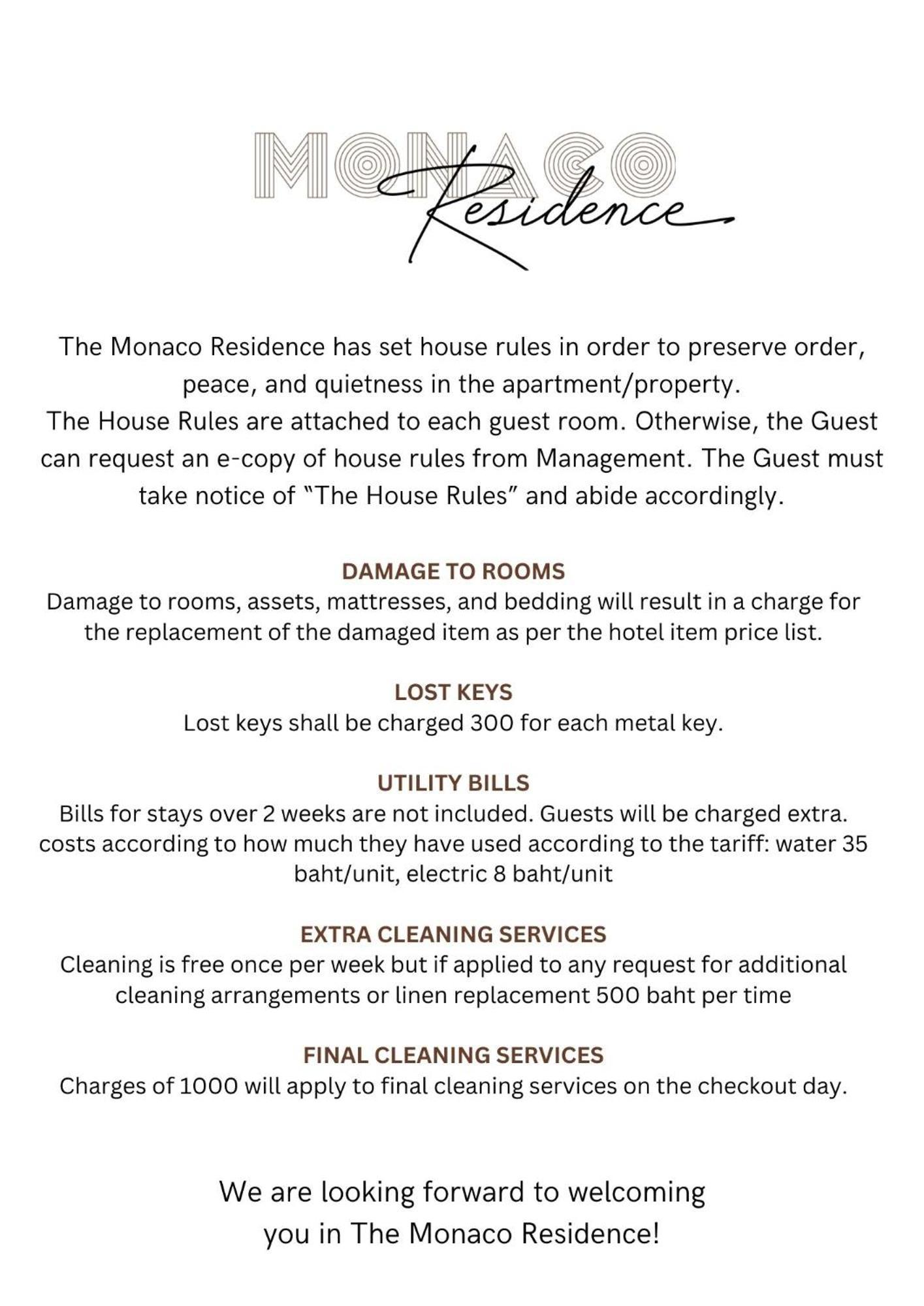 The Monaco Residence Pattaya Ngoại thất bức ảnh